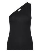 Cotton Modal Shoulder Tank Tops T-shirts & Tops Sleeveless Black Calvi...