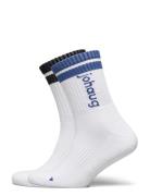 Retro Sports Socks 2Pk Sport Socks Regular Socks White Johaug