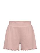 Mango Cotton Drawstring Waist Shorts Rosa