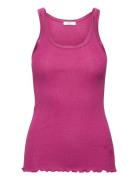 Coster Copenhagen Cc Heart Silk Camisole Rosa