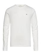 GANT Slim Shield Ls T-Shirt Vit