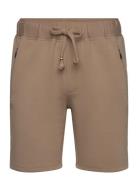 Abel Zip Shorts Bottoms Shorts Casual Brown Mos Mosh Gallery