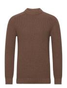 Selected Homme Slhreg-Dan Structure Crew Neck Brun