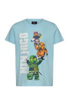 Lwtano 308 - T-Shirt S/S Tops T-shirts Short-sleeved Blue LEGO Kidswea...