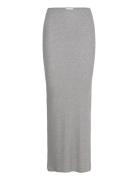 ALOHAS Perla Grey Melange Skirt Grå