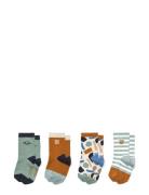 Silas Socks 4-Pack Sockor Strumpor Multi/patterned Liewood