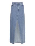 Mariana Blue Denim Skirt Lång Kjol Blue ALOHAS