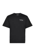 Hudson Script T-Shirt Tops T-shirts Short-sleeved Black Penfield