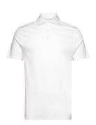 Bs Cayo Regular Fit Polo Shirt Tops Polos Short-sleeved White Bruun & ...