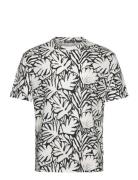 Jack & J S Jormarbella Aop Tee Ss Crew Neck Vit