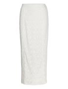 ROTATE Birger Christensen Lace Maxi Skirt Vit