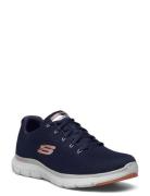 Flex Advantage 4.0 - Coated F Låga Sneakers Blue Skechers