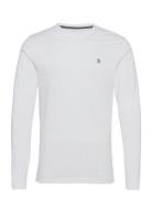 Original Penguin Small Logo Long Sleeve T-Shirt Vit