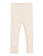 Copenhagen Colors Striped Leggings Beige