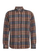 Relaxed Checked Shirt - Gots/Vegan Tops Shirts Casual Multi/patterned ...