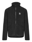 Fleece Jkt Sport Sweat-shirts & Hoodies Fleeces & Midlayers Black Adid...