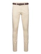 Lindbergh Aop Superflex Chino Pants Kräm