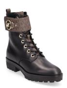 Michael Kors Rory Lace Up Bootie Svart