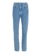 Calvin Klein Jeans High Rise Straight Blå