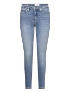 Calvin Klein Jeans Mid Rise Skinny Blå