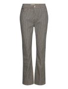 Mmeverest Stripe Pant Bottoms Jeans Flares Navy MOS MOSH