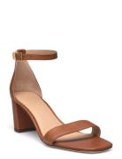 Lauren Ralph Lauren Burnished Calf-Logan-Sn-Hes Brun