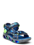 Skechers Boys S-Lights Hypno-Splash - Sun Breaks Blå