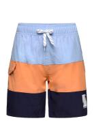 Color Kids Swim Long Shorts, Colorblock Multi/patterned