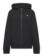 Lyle & Scott Zip Through Hoodie Svart