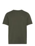 Knowledge Cotton Apparel Loke Badge Tee - Gots/Vegan Khaki Green