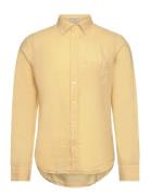 GANT Reg Gmnt Dyed Linen Shirt Gul