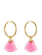 By Jolima Nice Hoop Earring Rosa