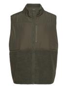 Björn Borg Centre Pile Fleece Vest Khaki Green