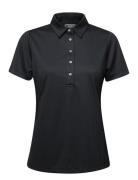 Ladies Performance Polo Sport T-shirts & Tops Polos Black BACKTEE