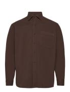 Woodbird Yuzo Antic Shirt Brun