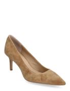 Lauren Ralph Lauren Lanette Suede Pump Beige