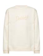 Wood Wood Rod Junior Aa Script Sweatshirt Kräm