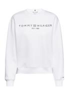 Tommy Hilfiger Mdrn Reg Corp Logo C-Nk Swtshrt Vit