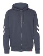 Hummel Hmllegacy Zip Hoodie Blå