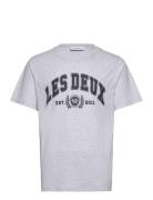 Les Deux University T-Shirt Grå