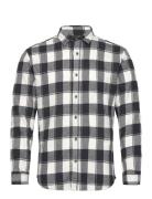 Jack & J S Jjplain Fall Buffalo Shirt Ls Svart