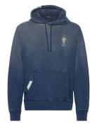 Polo Ralph Lauren Polo Bear Indigo French Terry Hoodie Marinblå