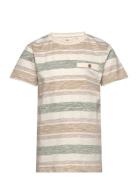 En Fant T-Shirt Ss Stripe Multi/patterned