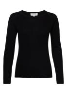 Wool & Cashmere Pullover Tops Knitwear Jumpers Black Rosemunde