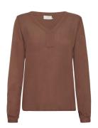 Kaffe Amber Blouse Ls Brun