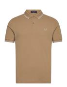 Fred Perry Twin Tipped Fp Shirt Beige