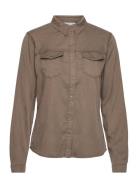 Vila Vibista Denim Shirt-Noos Beige