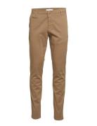 Joe Stretched Twill Chino - Gots/Ve Bottoms Trousers Chinos Brown Know...