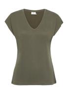 Kaffe Kalise T-Shirt Khaki Green