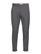 Superflex Knitted Cropped Pant Bottoms Trousers Chinos Grey Lindbergh